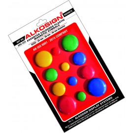 Assorted Coloured Plastic Magnetic Symbols