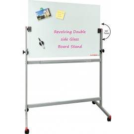 Revolving Double Side Glass Board Stands
