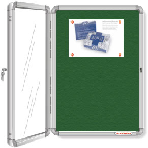 Covered Notice Board