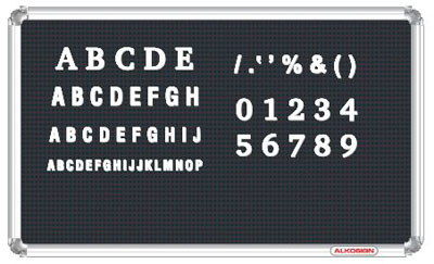 Display Board Letter Figures