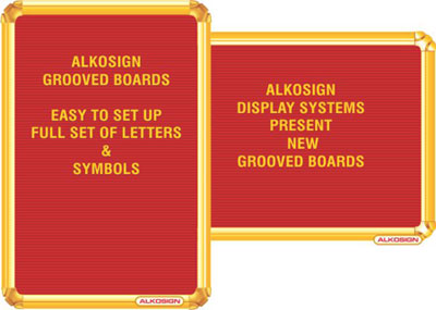 Groove Display Boards