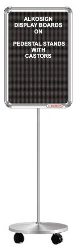 Pedestal Stand With Castors